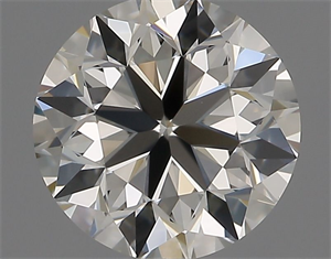 Picture of Natural Diamond 1.02 Carats, Round with Very Good Cut, H Color, VVS2 Clarity and Certified by IGI