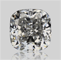 Diamante Natural 0.63 quilates, Del cojín , Color F, claridad VVS1 y certificado GIA