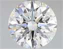 Del inventario de diamantes de laboratorio, 2.92 quilates, Redondo , Color E, claridad VVS2 y certificado IGI