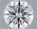 Lab Grown Diamond 1.06 Carats, Round with Ideal Cut, D Color, VVS1 Clarity and Certified by IGI