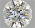 Natural Diamond 0.85 Carats, Round with Very Good Cut, I Color, SI1 Clarity and Certified by GIA