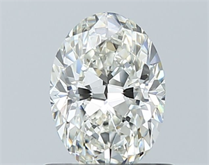 Foto Diamante Natural 0.75 quilates, Ovalado , Color I, claridad IF y certificado GIA de