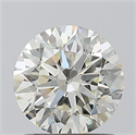 Natural Diamond 1.08 Carats, Round with Excellent Cut, K Color, SI2 Clarity and Certified by GIA
