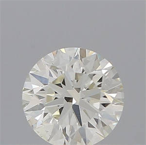 Picture of Natural Diamond 0.42 Carats, Round with Excellent Cut, I Color, VS1 Clarity and Certified by IGI