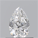 Natural Diamond 0.50 Carats, Pear with  Cut, F Color, VS1 Clarity and Certified by GIA