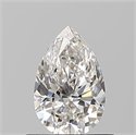 Natural Diamond 0.55 Carats, Pear with  Cut, I Color, VS1 Clarity and Certified by GIA