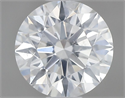 Natural Diamond 0.56 Carats, Round with Excellent Cut, G Color, SI2 Clarity and Certified by GIA