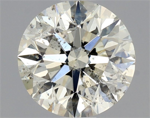 Picture of Natural Diamond 1.01 Carats, Round with Excellent Cut, J Color, SI2 Clarity and Certified by IGI