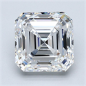 Natural Diamond 3.02 Carats, Asscher with  Cut, D Color, VS1 Clarity and Certified by GIA
