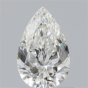 Foto Diamante Natural 0.60 quilates, De pera , Color H, claridad VVS1 y certificado GIA de