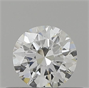 Diamante Natural 0.40 quilates, Redondo , Color F, claridad VVS1 y certificado GIA