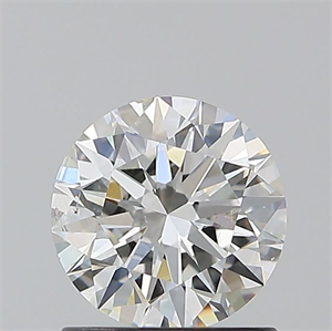Picture of Natural Diamond 1.01 Carats, Round with Excellent Cut, H Color, SI1 Clarity and Certified by GIA