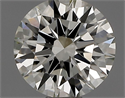 Natural Diamond 0.41 Carats, Round with Excellent Cut, K Color, IF Clarity and Certified by GIA