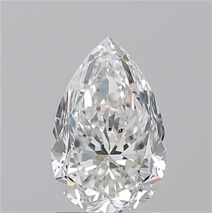 Picture of Natural Diamond 1.70 Carats, Pear with  Cut, G Color, SI2 Clarity and Certified by GIA