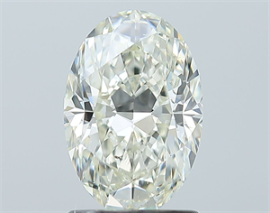 Foto Diamante Natural 1.51 quilates, Ovalado , Color K, claridad SI2 y certificado GIA de
