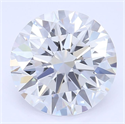 Lab Grown Diamond 1.21 Carats, Round with Ideal Cut, G Color, VVS1 Clarity and Certified by IGI