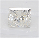 Natural Diamond 1.00 Carats, Princess with  Cut, H Color, SI2 Clarity and Certified by GIA