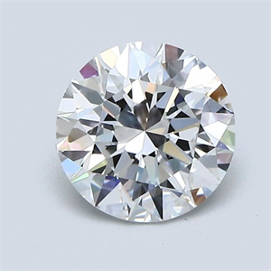 Foto Diamante Natural 1.30 quilates, Redondo , Color D, claridad VVS2 y certificado GIA de