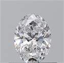 Diamante Natural 0.50 quilates, Ovalado , Color D, claridad VS1 y certificado GIA