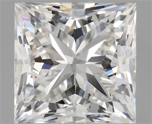 Foto Diamante Natural 1.01 quilates, Princesa , Color H, claridad VS2 y certificado GIA de