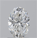 Natural Diamond 1.01 Carats, Oval with  Cut, F Color, VS2 Clarity and Certified by GIA