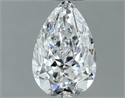 Diamante Natural 0.70 quilates, De pera , Color D, claridad VS2 y certificado GIA
