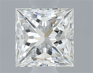 Foto Diamante Natural 0.40 quilates, Princesa , Color I, claridad VS2 y certificado GIA de
