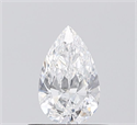 Diamante Natural 0.50 quilates, De pera , Color E, claridad VVS2 y certificado GIA