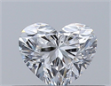 Natural Diamond 0.30 Carats, Heart with  Cut, D Color, VVS1 Clarity and Certified by GIA