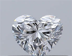 Picture of Natural Diamond 0.30 Carats, Heart with  Cut, D Color, VVS1 Clarity and Certified by GIA