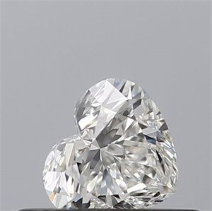 Picture of Natural Diamond 0.33 Carats, Heart with  Cut, F Color, VVS1 Clarity and Certified by GIA