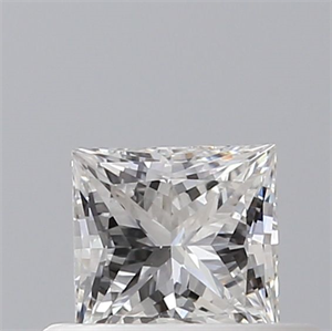 Foto Diamante Natural 0.40 quilates, Princesa , Color E, claridad VS2 y certificado GIA de