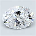 Diamante Natural 5.01 quilates, Ovalado , Color D, claridad VS1 y certificado GIA