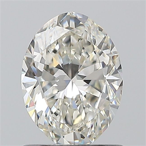 Picture of Natural Diamond 0.90 Carats, Oval with  Cut, I Color, VVS1 Clarity and Certified by GIA