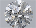 Diamante Natural 0.75 quilates, Redondo , Color F, claridad SI1 y certificado GIA