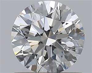 Foto Diamante Natural 0.75 quilates, Redondo , Color F, claridad SI1 y certificado GIA de