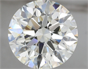 Natural Diamond 4.70 Carats, Round with Excellent Cut, J Color, VVS1 Clarity and Certified by IGI