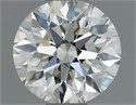 Natural Diamond 0.50 Carats, Round with Excellent Cut, K Color, VVS2 Clarity and Certified by GIA