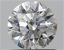 Natural Diamond 0.80 Carats, Round with Excellent Cut, F Color, SI2 Clarity and Certified by GIA