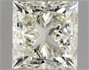 Natural Diamond 1.50 Carats, Princess with  Cut, L Color, VS1 Clarity and Certified by GIA
