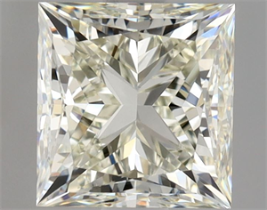 Picture of Natural Diamond 1.50 Carats, Princess with  Cut, L Color, VS1 Clarity and Certified by GIA