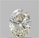 Diamante Natural 0.74 quilates, Ovalado , Color K, claridad VS2 y certificado GIA