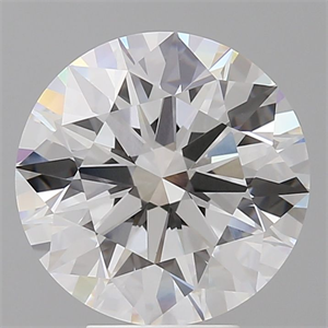 Picture of Lab Grown Diamond 5.60 Carats, Round with Ideal Cut, E Color, VVS2 Clarity and Certified by IGI