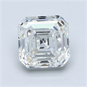Diamante Natural 1.51 quilates, Asscher , Color G, claridad VVS2 y certificado GIA