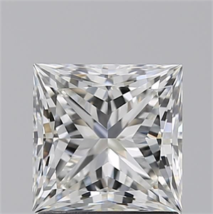 Picture of Natural Diamond 1.51 Carats, Princess with  Cut, I Color, VVS1 Clarity and Certified by GIA