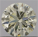 Natural Diamond 0.60 Carats, Round with Very Good Cut, N Color, SI1 Clarity and Certified by GIA