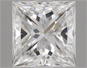 Diamante Natural 0.51 quilates, Princesa , Color E, claridad VVS2 y certificado GIA