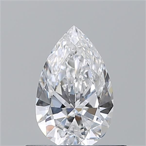 Picture of Natural Diamond 0.50 Carats, Pear with  Cut, E Color, VS1 Clarity and Certified by GIA