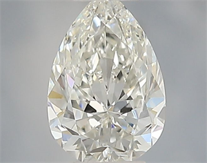 Picture of Natural Diamond 0.40 Carats, Pear with  Cut, G Color, VVS2 Clarity and Certified by IGI