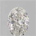 Natural Diamond 0.90 Carats, Oval with  Cut, I Color, VS2 Clarity and Certified by GIA
